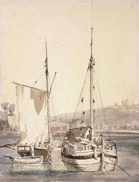 William Turner - Alter Hafen von Dover - Old Dover Harbour - zum Schließen ins Bild klicken